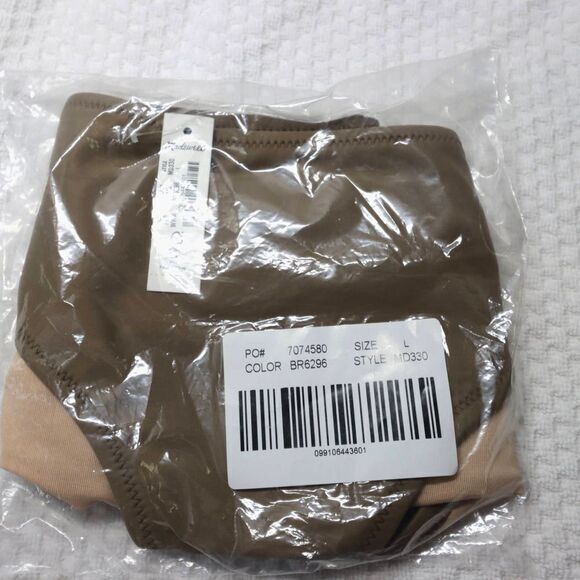 NEW Madewell Sun Protective Low Waist Bikini‎ Bottom, Brown, Large - Picture 5 of 5